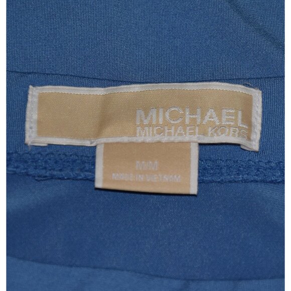 Michael Kors Blue Circle Skirt size M - Picture 4 of 8